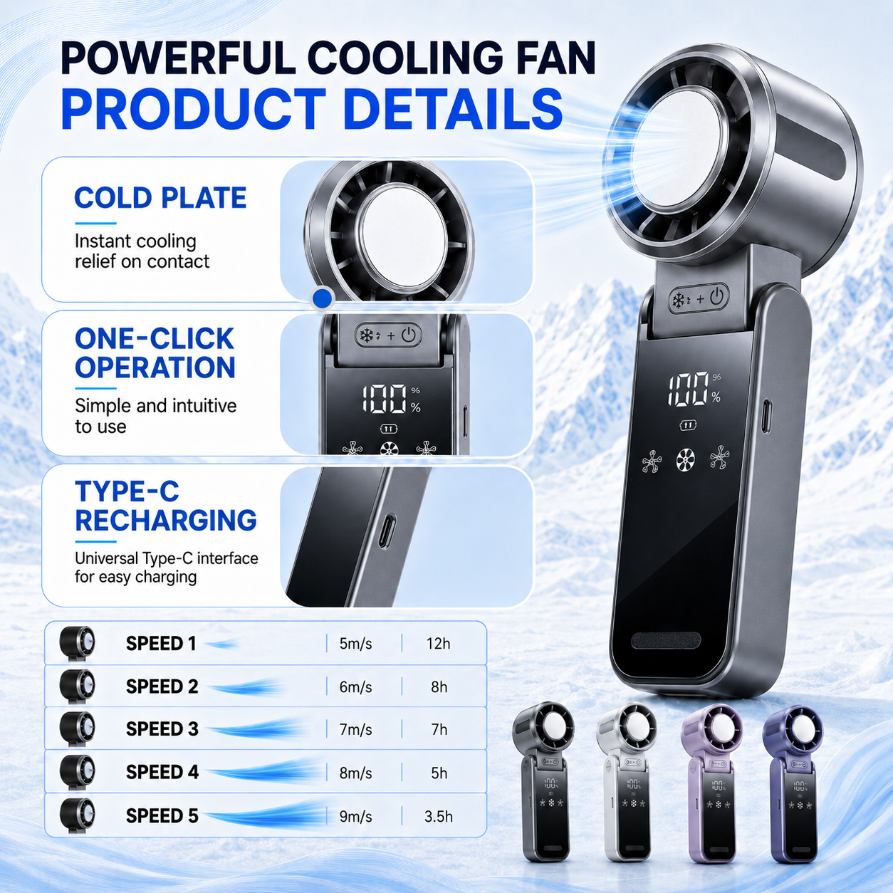 FrostAir Handheld Fan